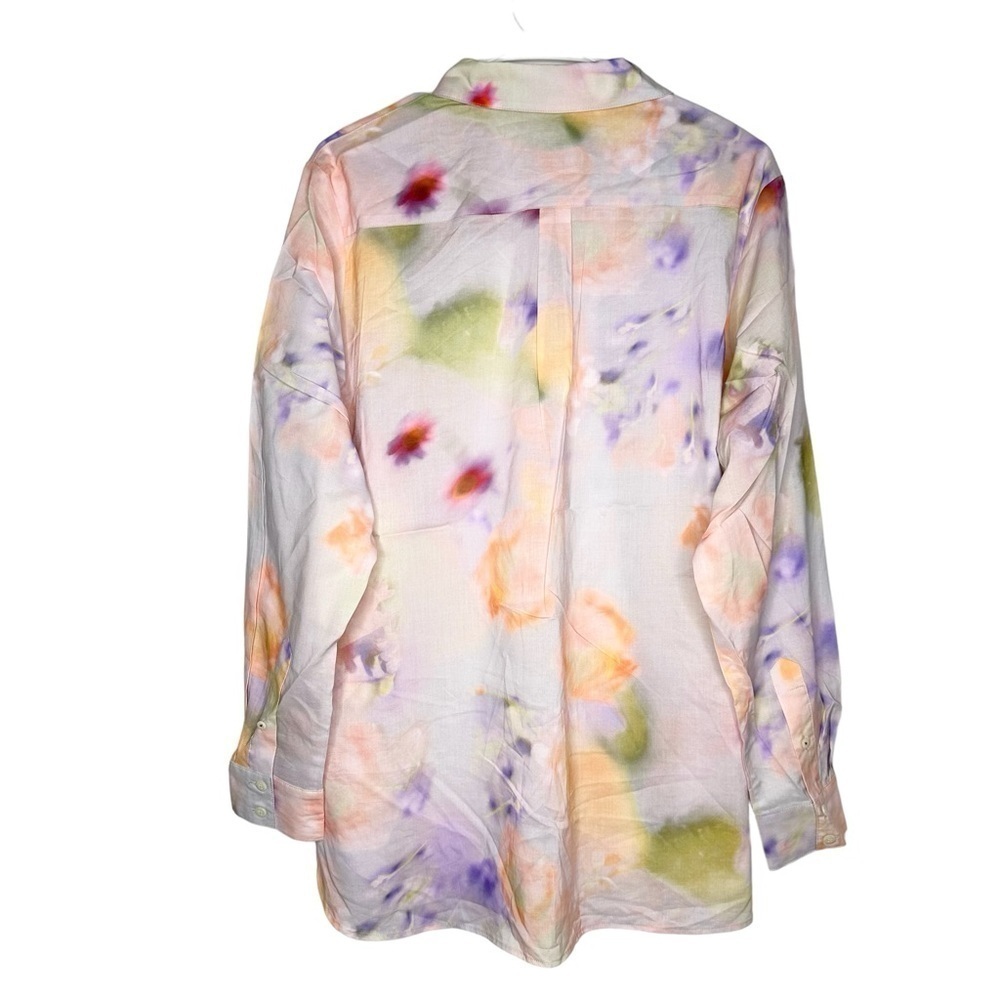 SCOTCH & SODA Motion Print Oversized Shirt NWT Size 40 (10)US Large - Picture 8 of 16
